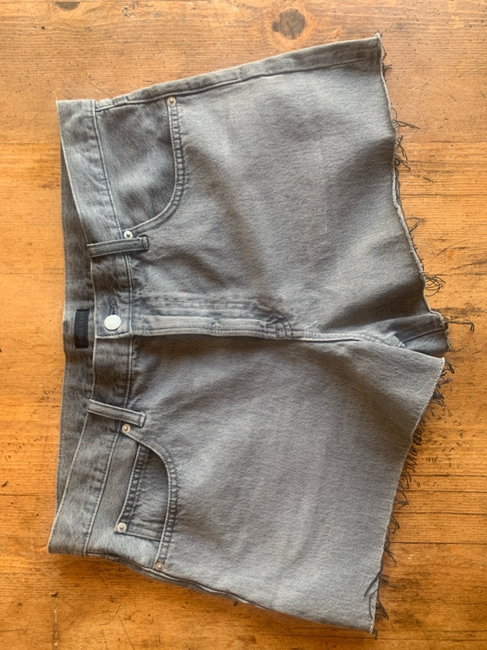 Uniqlo Light Gray Denim Shorts